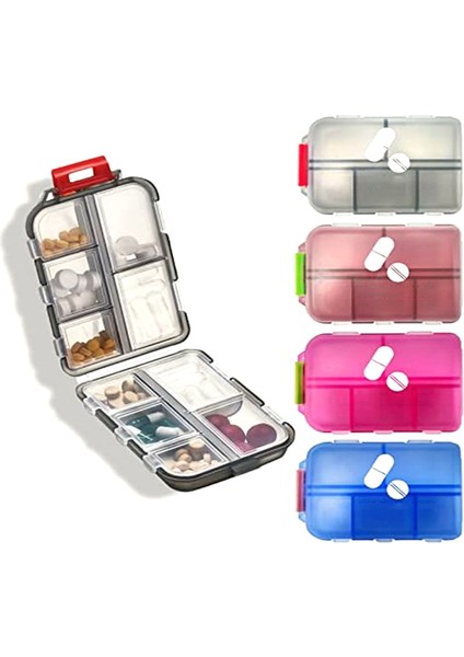 Cep Eczane Konteyneri, Cep Hapı Kutusu Dağıtıcı Balık Yağı Vitamin Ilacı Vb. (Yurt Dışından)