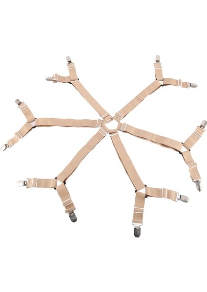 Yatak Tabakası Tutucu Kayışları Ayarlanabilir Elastik Bant Takılmış Yatak Tabakası Tutucu Bağlantı Elemanları Klipsi Tam Boy Yatak Için Klips (Yurt Dışından)