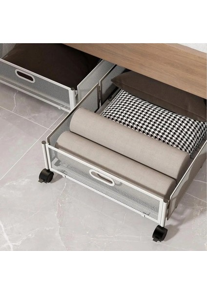 Yatak Yorgan Depolama Kutularının Altında Büyük Kapasiteli Haddeleme Demir Çekmecesi Giysiler Için, Battaniyeler Katlanabilir Ayakkabı Organizatörü Siyah (Yurt Dışından) fiyatları