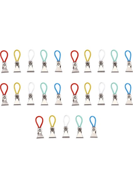 Giysiler Mandallar Renkli Çamaşırhane Çay Havlusu Asılı Klipsler Döngüler Havlu Klipsleri Mutfak Banyo Klipsleri (Yurt Dışından)