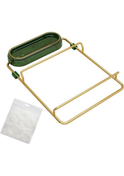 A-Mutchen Lavabo Filtresi Raf Katlanabilir Lavabo Stren Köşe Filtresi Örgü Çanta Rafı (Yurt Dışından)