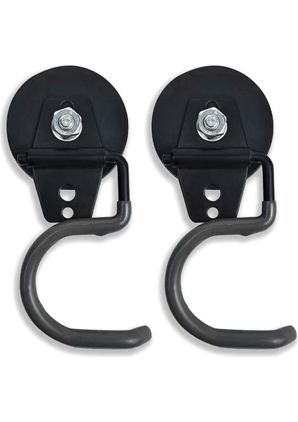 2 Paket Kaymaz Garaj Depolama Kancaları Ağır Hizmet Güçlü Demir Demiryetik Süpürge Paspas Alet Tutucu Bahçe Çapa Tutucu Siyah (Yurt Dışından)