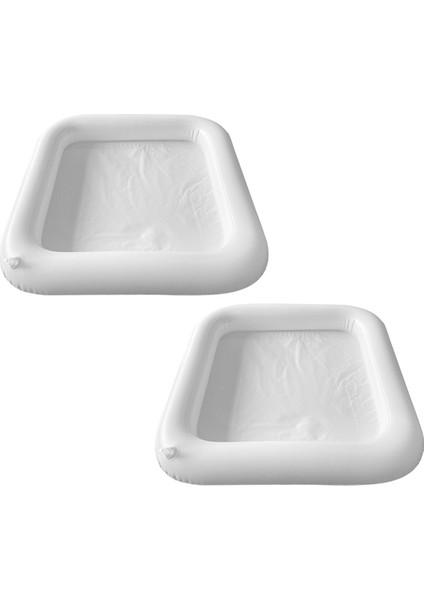 2 Adet 24 Inç Şişme Servis Çubuğu, Içecek Şişme Serin Masa Havuzu Buz Tepsisi Parti, Piknik ve Kamp Için (Yurt Dışından)