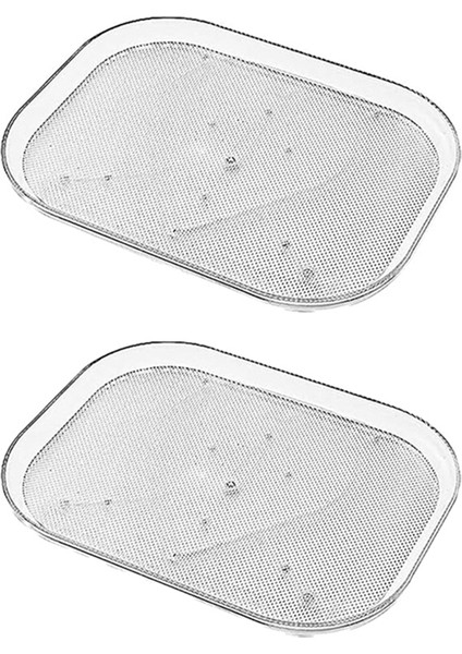 2 Pc Turntable Depolama Rafı, Buzdolapları, Mutfaklar, Dolaplar, Yemek Masaları ve Buzdolapları Için Uygundur (Yurt Dışından)