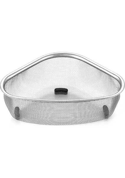 Üçgen Lavabo Tahliye Sepeti Mutfak Üçgen Filtre Sepeti Meyve ve Sebze Depolama Düzenli Raf Sepeti A (Yurt Dışından)