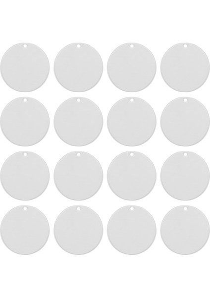 150 Pc Yuvarlak Akrilik Anahtarlık Boşlukları 2 Inç Açık Akrilik Çemberler Dıy Keychain Craft Projesi Için Şeffaf Diskler (Yurt Dışından)