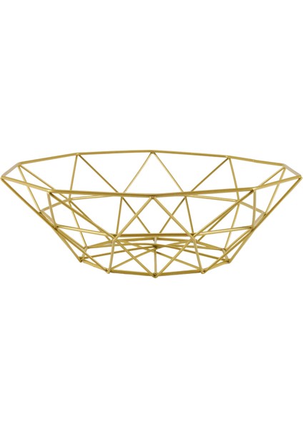 Metal Tel Meyve Sepeti Meyve Kasesi, Büyük Yuvarlak Ekmek Depolama Kasesi Standı (Yurt Dışından)