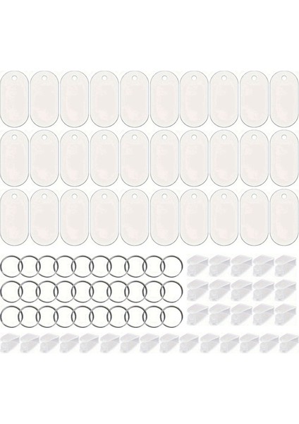90PCS Süblimasyon Anahtarlık Boşlukları, Çift Taraflı Süblimasyon Boşlukları Anahtar Zinciri Isı Transferi Anahtarlık Boşlukları, (Yurt Dışından)