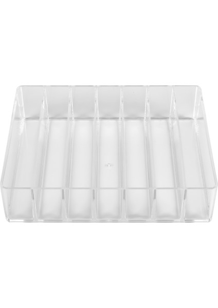 Makyaj Organizatörü, Kompakt Makyaj Paleti Organize, 7 Bölüm Banyo Tezgahı Için Kozmetik Saklama Kutusu, Madenler (Yurt Dışından)