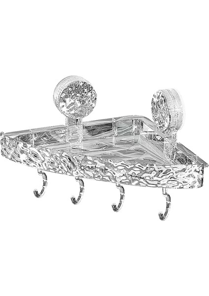 Duş Vantuz Depolama Rafı Açık Akrilik Duş Rafları Duş Aksesuarları Için Buzul Su Dalgalanma Köşe Rafı (Yurt Dışından)