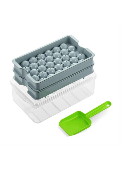 Bin &amp; Scoop ile Mini Buz Küp Tepsisi, Mini Buzdolabı Dondurucu Için Buz Tepsisi, Soğutma Için Ezilmiş Buz Tepsisi Kahve Suyu (Yurt Dışından)