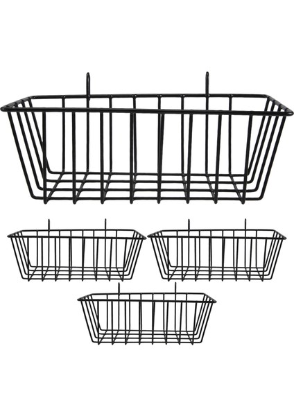 4pcs Raf Tasarım Metal Duvar Grille, Raf Tasarımı Izgara Fotoğraf Duvarı Kafes Fotoğraf Duvar Tel Sepeti (Yurt Dışından)