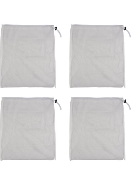 4 Paket Demleme Çantaları -Meyve Elma Şarabı Için Tekrarlanabilir Örgü Çanta Elma Elma Üzüm Şarap Pres Brawstring Süzme Bir Çantada 38X42CM (Yurt Dışından)