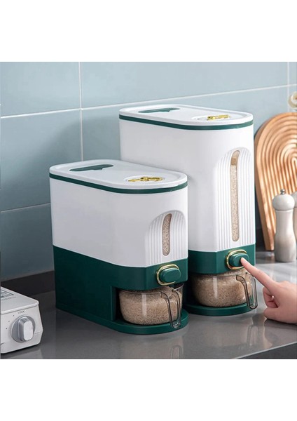 1 Adet Pirinç Depolama Kutusu Mühürlü Pirinç Dağıtıcı Kapasite Tahıl Depolama Kavanozu Evcil Hayvan Gıda Konteyneri, S, Yeşil (Yurt Dışından) modelleri