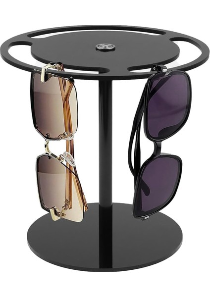 Güneş Gözlüğü Tutucu Stand, Akrilik Güneş Gözlüğü Organizatörü 360 Dönen, Ekran Gözlük Raf Gözlük Gözlük Tutucu (Yurt Dışından)