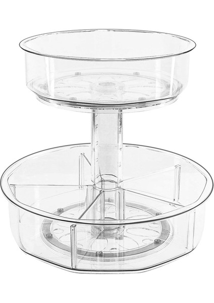 2 Katman Tembel Susan Organizer Pikap Tutulması Açık Baharat Raf Organizatörü Kabin Mutfak Için Kabine Dolabı Organizatörü (Yurt Dışından)