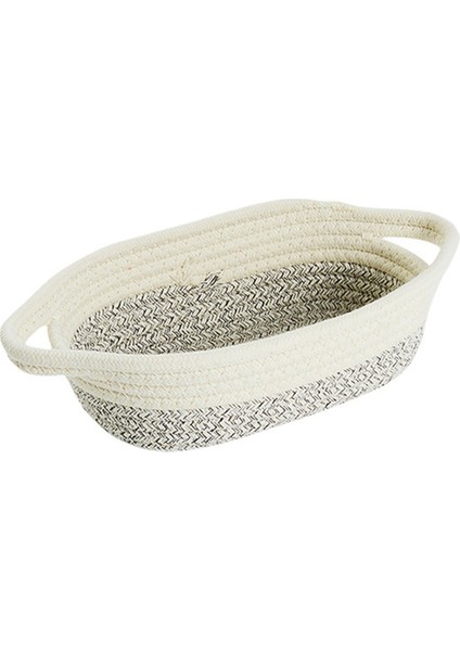 Halat Depolama Sepetleri Organizatör Dokuma Sepet - Giysiler, Yataklar, Havlular Için Taşınabilir Pamuk Kutuları L (Yurt Dışından)