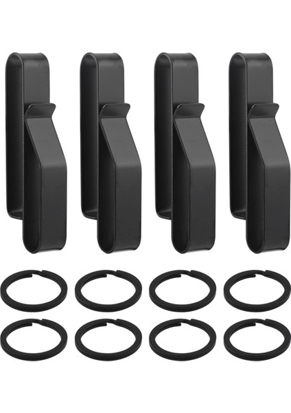 4pcs Paslanmaz Çelik Kemer Kanca Karabiner Araba Anahtarlık Kemeri Şişe Şişe Kanca Kanca Su Tutucu Açık Edc Aracı (Yurt Dışından)