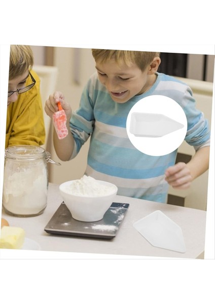 10 Adet Tartım Tekne Kare Tepsisi Küçük Kaplar Çanta Ağırlığı Tekni Laboratuvarı Madde Şişesi (Yurt Dışından) modelleri