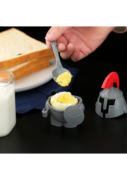 Kaşık Çatallı Haşlanmış Yumurta Fincan Tutucu Dahil - Knight Tasarım - Mutfak Zamanı Dekoru, Şövalyelerin Siparişi (Yurt Dışından)
