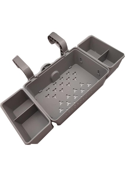 Havuz Bardağı Tutucusu ile Havuz Kenarındaki Depolama Sepeti, Yer Üstü Havuz Aksesuarları, Havuz Oyuncak Sepeti, Çoğu Çerçeveli Havuz Için Gri (Yurt Dışından)