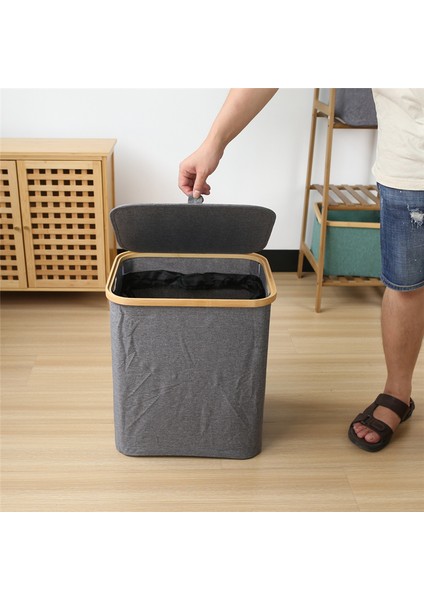 Çamaşır Sepeti Çıkarılabilir Kirli Giysiler Çıkarılabilir Çanta Uzun Su Geçirmez Çamaşır Odası Yatak Odası-B (Yurt Dışından)