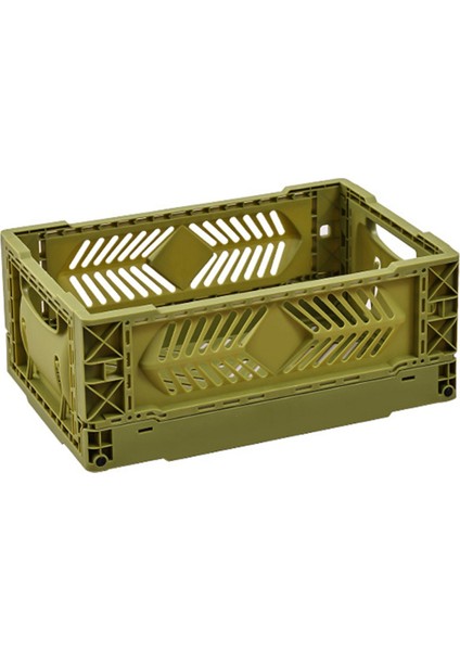 Masaüstü Katlanır Depolama Sepeti Sundries Oyuncak Snack Öğrenci Masası Organizatör Makyaj Depolama Kutusu Istiflenebilir Depolama Sepet-B (Yurt Dışından)