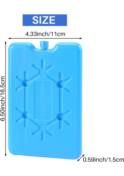 Öğle Yemeği Kutusu Için Buz Paketleri - Yeniden Kullanılabilir Ultra Ince Dondurucu Paketleri - Soğutucular Için Uzun Ömürlü Serin Paketler, Yiyecekleri Taze Tut, 8 Paketi (Yurt Dışından)