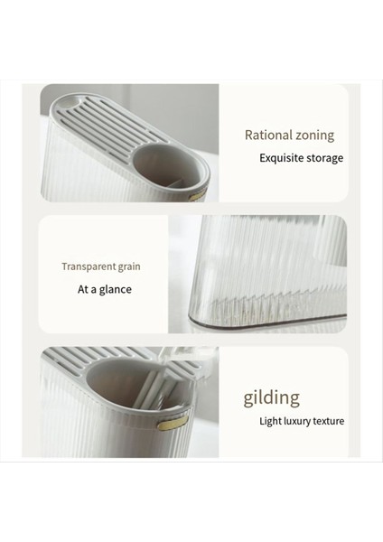 Bıçak Tutucu Depolama Rafı Tezgah Çok Fonksiyonlu Yemek Çubuğu Kafesi Kıç Tutucu Entegre Saklama Kutusu, B (Yurt Dışından) fırsatları