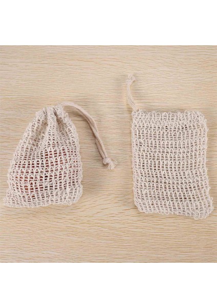 Duş Banyo Sisal Sabun Çantası Doğal Sisal Sabun Torbası Eksfoliye Edici Sabun Tasarrufu Torbası Tutucu 50PCS (Yurt Dışından)