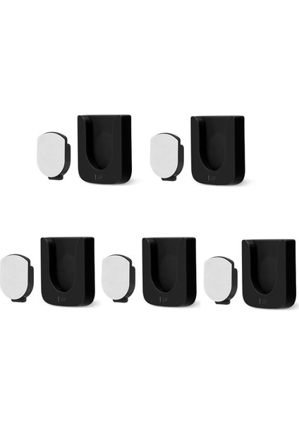 Manyetik Uzaktan Kumanda Tutucu Duvar Montajı, 5 Pcs Uzaktan Kumanda Organizatörleri Kendinden Yapışkan Tv Uzaktan Kumanda Rafı (Siyah) (Yurt Dışından)