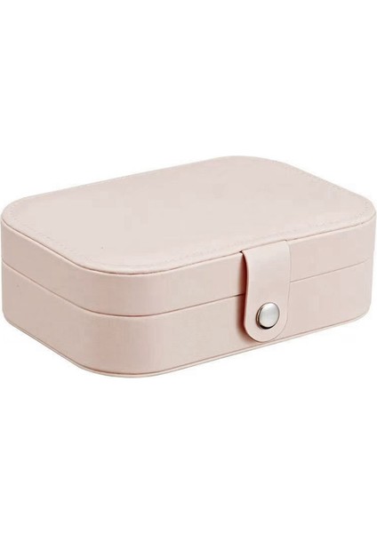 Pu Deri Taşınabilir Seyahat Takı Saklama Kutusu Organizatör Ambalaj Kılıf Küpe Yüzük Kolye Takı Organizatör (Yurt Dışından)