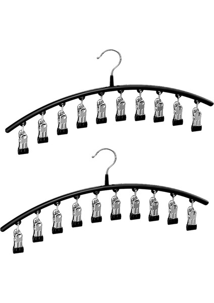 2pcs Giysiler Kurutma Askı Rüzgar Yalıtımlı Giysiler Raf Klipler Çamaş (Yurt Dışından)