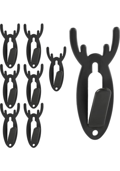 8 Paket Geyik Kafatası Kancaları, Çelik Avrupa Dağı Kafatası Askı Geyiği Kafatası Asma Oturma Odası Için Kolay Kurulum, Yatak Odası (Yurt Dışından)