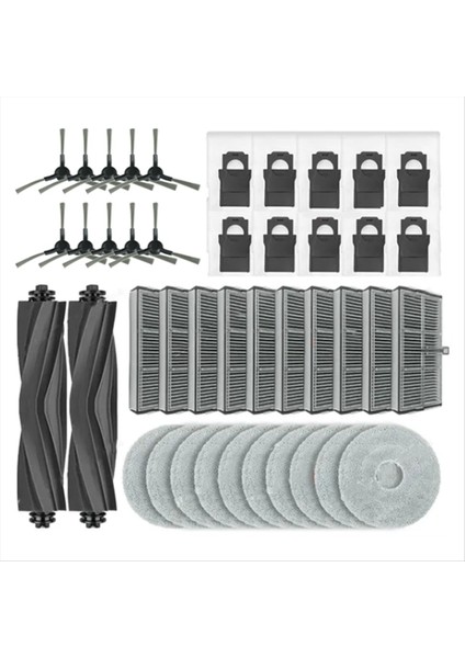 Dreame L10S Pro Ultra HEAT/X30 Ultra Için 42 Adet Aksesuar Kiti (Yurt Dışından)