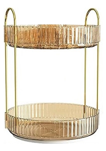 Vanity Makyaj Depolama Depolama Cilt Bakımı Raf Parfüm Tutucular Kozmetik Dresser Organizer Tezgah Döndürme 360 ​​a (Yurt Dışından)