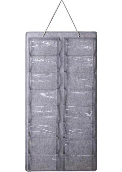 Gözlük Organizatör Güneş Gözlüğü Organizatör Depolama Asma Çanta Güneş Gözlüğü Gözlükler Duvar Montajı Organizatör Gri (Yurt Dışından)