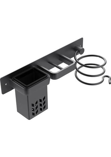 Saç Kurutucu Organizatör Rafı Banyo Saç Kurutma Makinesi ve Düz Tutucu Duvara Monte Raflar Aksesuarlar Üfleyici Raflar (Yurt Dışından)