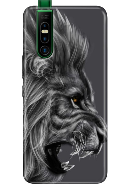 Infinix S5 Pro Kılıf Telefon Kılıfı S5-Pro Baskılı Kara Aslan