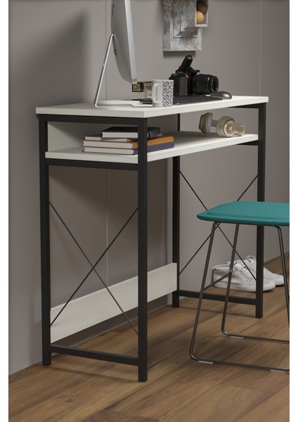 Çalışma Masası Bilgisayar Laptop Ofis Masası Okul Ev Beyaz modelleri