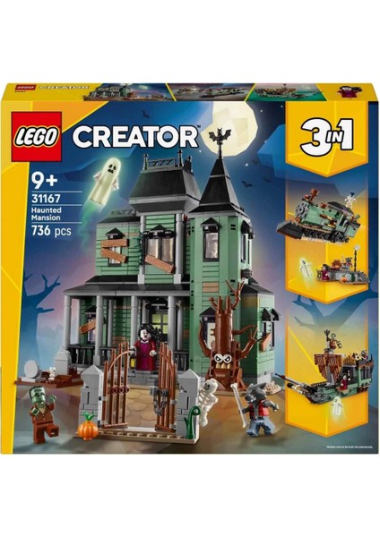 Creator 3'ü 1 Arada Hayaletli Köşk 31167 modelleri