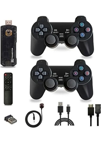 GC-06 5g 8K Ultra Hd 64 GB Tv Box + Game Box Android Tv + Oyun Konsolu Atari 2 in1