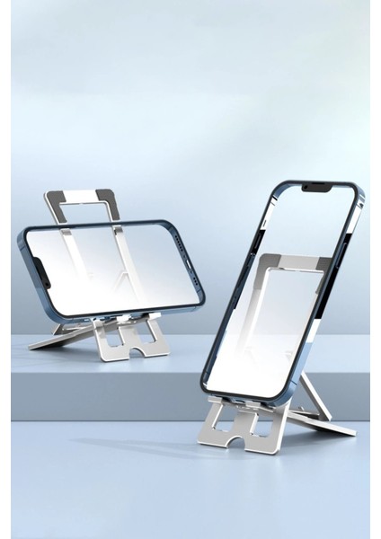 CM23 Ayarlanabilir Katlanabilir Masaüstü Telefon Tutucu - GÜMÜŞ-(5796) - I72H11N7-4A26VS fiyatları