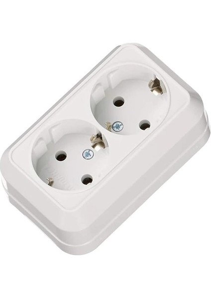 45182 Sıva Üstü Ikili Topraklı Priz, Beyaz fiyatları