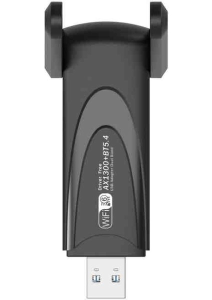 1300 Mbps USB 3,0 Kablosuz Ağ Adaptörü,wifi6 & Bluetooth 5.4 , Gelişmiş Hızlı Bağlantı Performansı