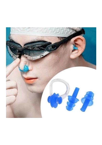 Buğz Silikon Su Geçirmez Kulak Burun Tıkacı