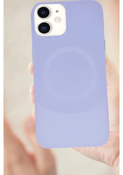 iPhone 11 Kılıf Maya Karbon Kapak - BORDO-(5796) - I06H95N1-6A95VS