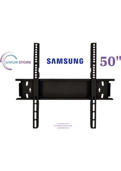 50CU7000 4K Ultra Hd 50" 127 Ekran 42”, 43”, 49”, 50” Uyumlu LCD LED Tv Sabit Duvar Askı Aparatı fırsatları