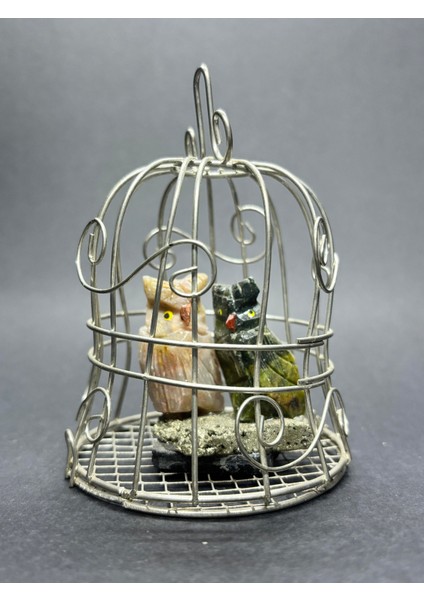 Özel Kafesli Zenginlik Doğaltaş Objesi