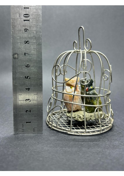 Özel Kafesli Zenginlik Doğaltaş Objesi